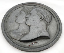Early 19th Century Napoleon Bonaparte & Marie Louise Large Relief Plaque.