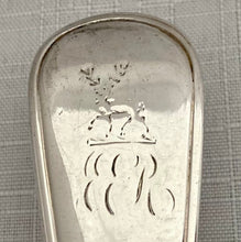 Georgian, George III, Pair of Silver Basting Spoons. London 1800 Stephen Adams II. 5.4 troy ounces.