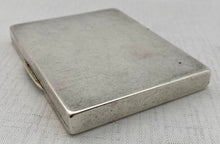 George V Silver & Enamel Chinese Foo Dog Cigarette Case. London 1928 Asprey & Co Ltd. 4 troy ounces.