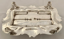 Early Victorian Silver Inkstand. Sheffield 1837/45  Henry Wilkinson & Co. 17 troy ounces.