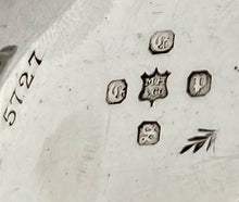 Late Victorian Set of Five Silver Plated Salts with Monogram of Alfred de Rothschild.