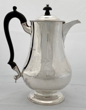 Georgian, George IV, Silver Hot Water Jug. London 1825 Michael Starkey. 20.2 troy ounces.