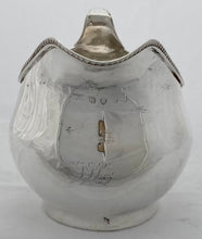 Georgian, George III, Silver Cream Jug. London 1817 William Bateman. 2.6 troy ounces.