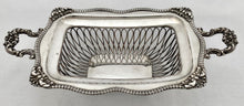Georgian Old Sheffield Plate Wirework Basket, circa 1810 -1830.