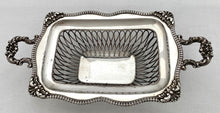 Georgian Old Sheffield Plate Wirework Basket, circa 1810 -1830.
