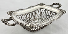 Georgian Old Sheffield Plate Wirework Basket, circa 1810 -1830.