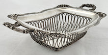 Georgian Old Sheffield Plate Wirework Basket, circa 1810 -1830.