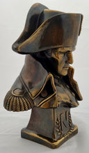 A 20th Century Finely Cast Large Gilt Brass Bust of Napoleon Bonaparte.