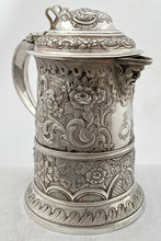 Georgian, George III, Silver Mask Head Tankard Jug. London 1772 Thomas Wallis I. 26.5 troy ounces.