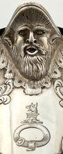 Georgian, George III, Silver Mask Head Tankard Jug. London 1772 Thomas Wallis I. 26.5 troy ounces.