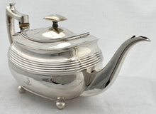 Georgian, George III, Silver Teapot. London 1807 Alice & George Burrows II. 21 troy ounces.