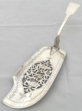 Georgian, George IV, Silver Fish Slice. London 1828 James Payne. 4.2 troy ounces.