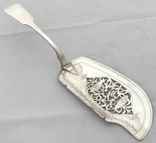 Georgian, George IV, Silver Fish Slice. London 1828 James Payne. 4.2 troy ounces.