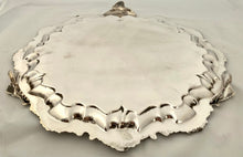A Large Late Victorian Silver Plated Salver. Barkers Brothers.