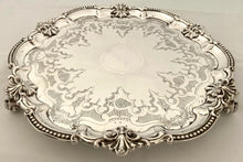 Late Victorian Silver Plated Salver.