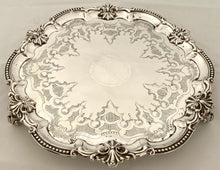 Late Victorian Silver Plated Salver.