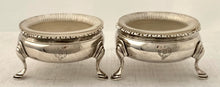 Georgian, George III, Pair of Silver Salts. London 1764. 3 troy ounces