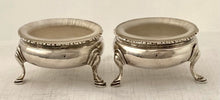 Georgian, George III, Pair of Silver Salts. London 1764. 3 troy ounces