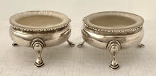 Georgian, George III, Pair of Silver Salts. London 1764. 3 troy ounces