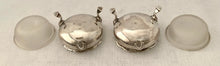 Georgian, George III, Pair of Silver Salts. London 1764. 3 troy ounces