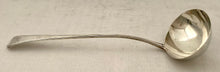 Georgian, George III,  Silver Soup Ladle. London 1795 Smith & Fearn. 4.8 troy ounces.