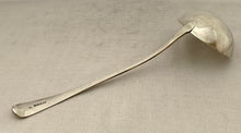 Georgian, George III,  Silver Soup Ladle. London 1795 Smith & Fearn. 4.8 troy ounces.