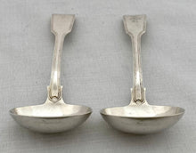 Georgian, George IV, Pair of Silver Sauce Ladles. London 1827 Josiah Piercy I. 4.9 troy ounces.