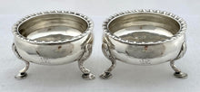 Georgian, George III, Pair of Irish Silver Salts. Dublin 1815 James Scott. 4.2 troy ounces.