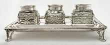 Georgian, George III, Silver Inkstand. London 1769 Andrew Fogelberg. 18.3 troy ounces.