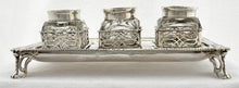 Georgian, George III, Silver Inkstand. London 1769 Andrew Fogelberg. 18.3 troy ounces.