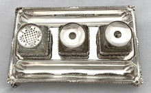 Georgian, George III, Silver Inkstand. London 1769 Andrew Fogelberg. 18.3 troy ounces.