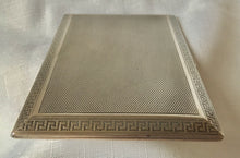 Asprey, George V silver cigarette case. London 1926 Asprey & Co. Ltd. 5 troy ounces.