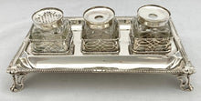 Georgian, George III, Silver Inkstand. London 1769 Andrew Fogelberg. 18.3 troy ounces.