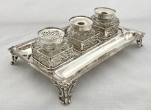 Georgian, George III, Silver Inkstand. London 1769 Andrew Fogelberg. 18.3 troy ounces.