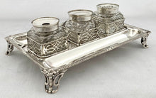 Georgian, George III, Silver Inkstand. London 1769 Andrew Fogelberg. 18.3 troy ounces.