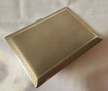 Asprey, George V silver cigarette case. London 1926 Asprey & Co. Ltd. 5 troy ounces.