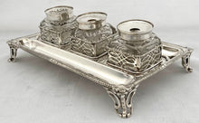 Georgian, George III, Silver Inkstand. London 1769 Andrew Fogelberg. 18.3 troy ounces.