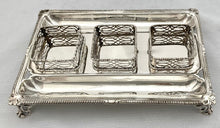 Georgian, George III, Silver Inkstand. London 1769 Andrew Fogelberg. 18.3 troy ounces.