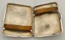 A First World War Silver Cigarette Case, with Irish Guards Cypher. Birmingham 1914 A & J Zimmerman Ltd. 3 troy ounces.