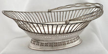 Georgian, George III, Old Sheffield Plate Basket. Crested for Gray, circa 1780.