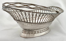 Georgian, George III, Old Sheffield Plate Basket. Crested for Gray, circa 1780.