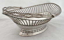 Georgian, George III, Old Sheffield Plate Basket. Crested for Gray, circa 1780.