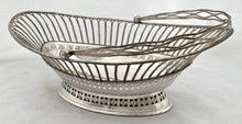 Georgian, George III, Old Sheffield Plate Basket. Crested for Gray, circa 1780.