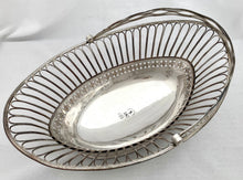 Georgian, George III, Old Sheffield Plate Basket. Crested for Gray, circa 1780.