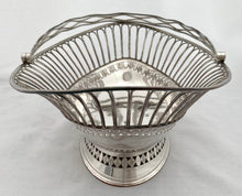 Georgian, George III, Old Sheffield Plate Basket. Crested for Gray, circa 1780.