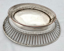 Georgian, George III, Old Sheffield Plate Basket. Crested for Gray, circa 1780.