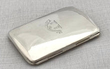 Edwardian Silver Cigarette Case. London 1904 Charles & George Asprey. 1.6 troy ounces.