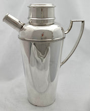 Art Deco Silver Plated Cocktail Shaker. Asprey London circa 1930.