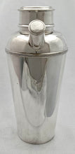 Art Deco Silver Plated Cocktail Shaker. Asprey London circa 1930.