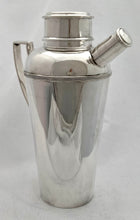 Art Deco Silver Plated Cocktail Shaker. Asprey London circa 1930.